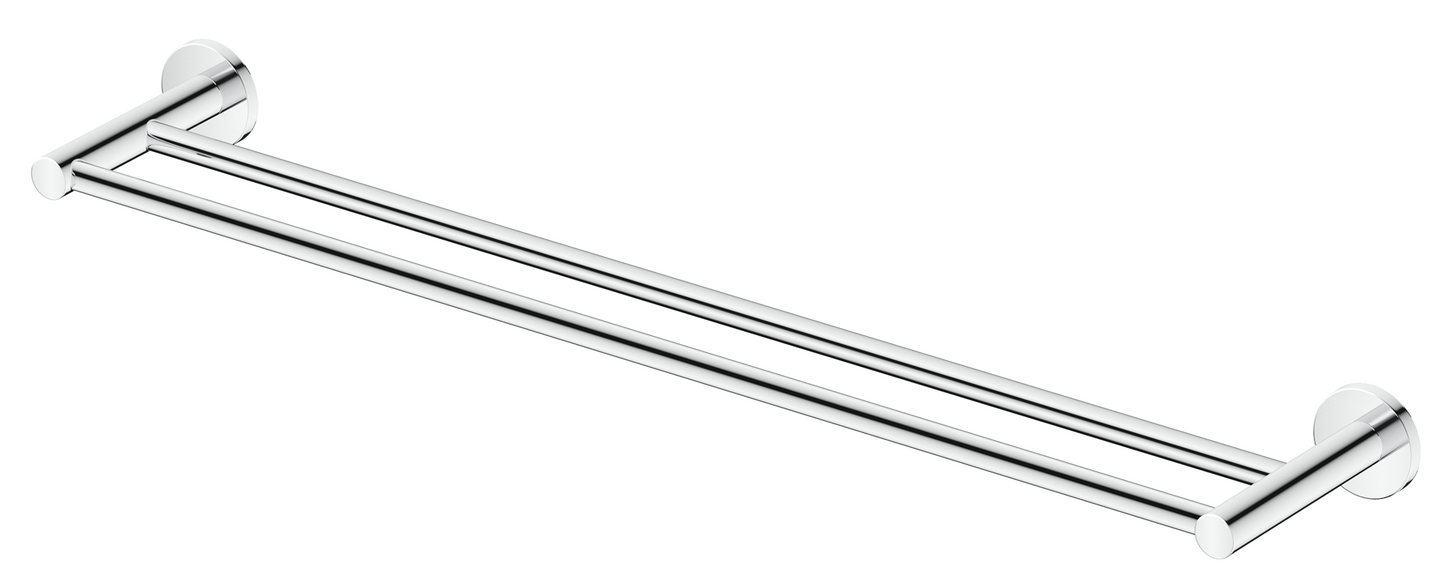 Mica Double Towel Rail 600 – Chrome