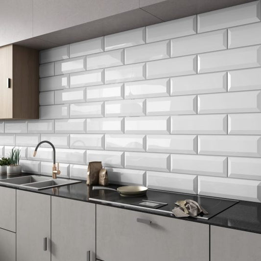 Cove Bevelled White Gloss 10x30