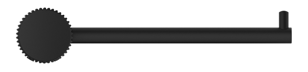 Mica Fluted Toilet Paper Holder – Black