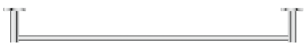 Mica Single Towel Rail 800 – Chrome