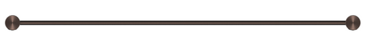 Mica Fluted Single Towel Rail – Dusk Bronze