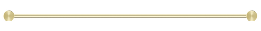 Mica Fluted Single Towel Rail – French Gold