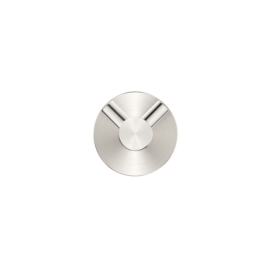 Mica Double Robe Hook – Brushed Nickel