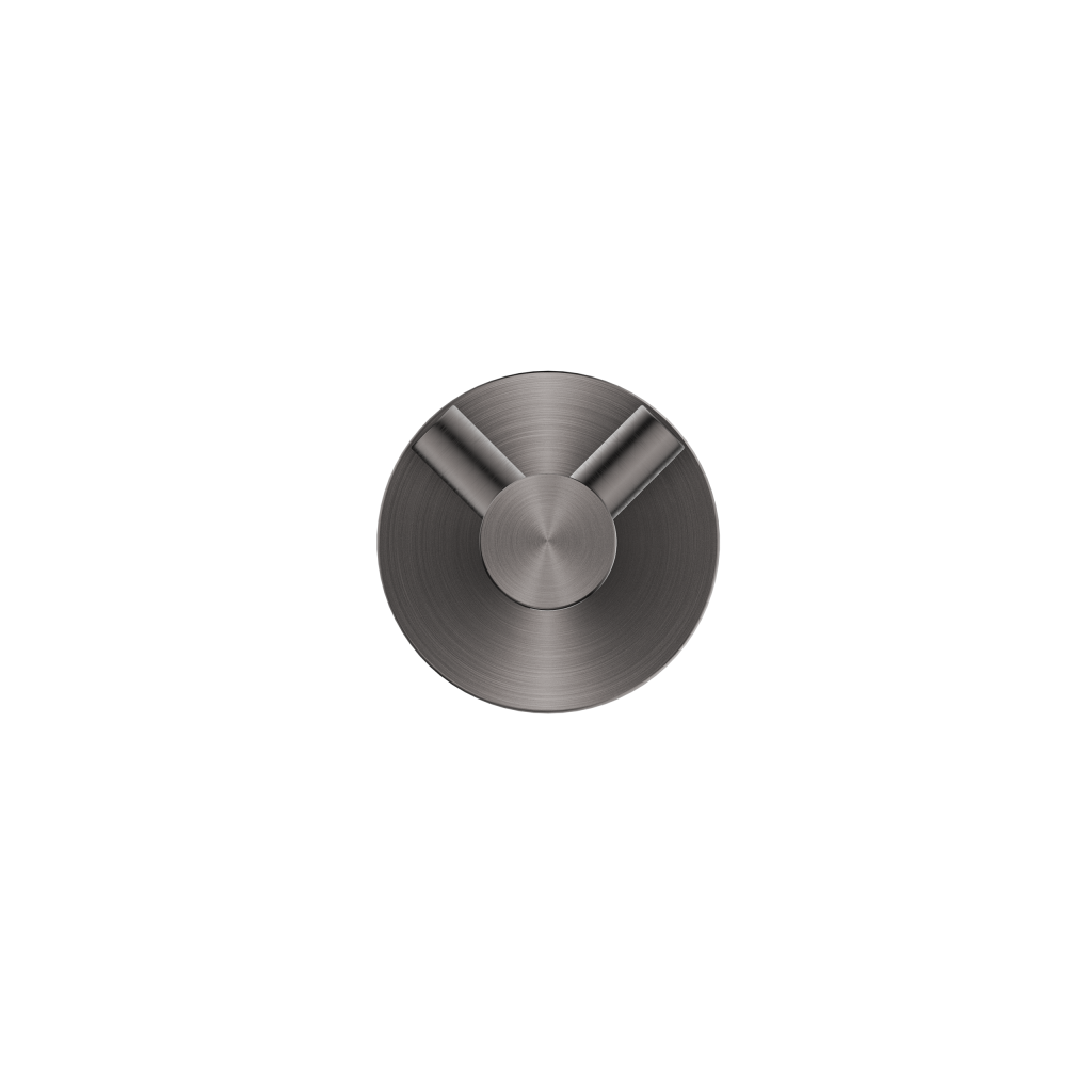 Mica Double Robe Hook – Gunmetal