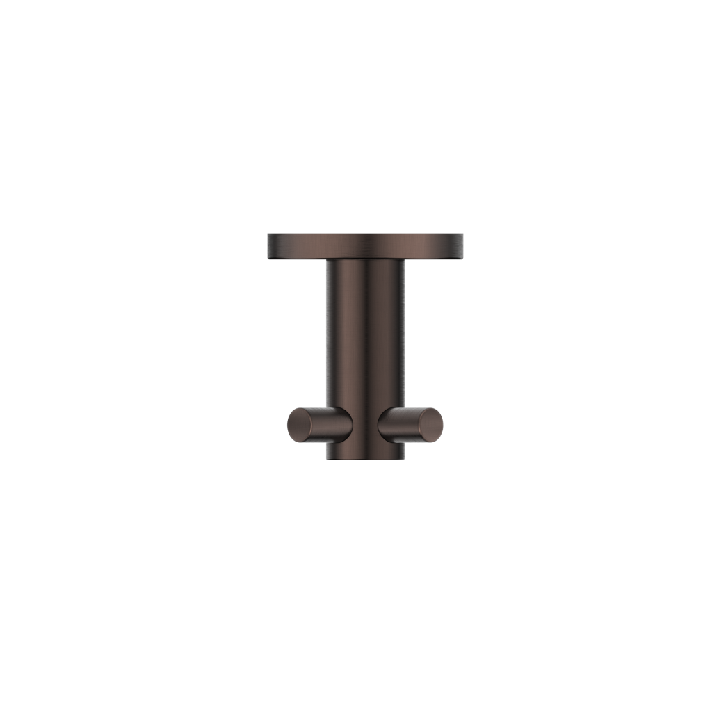Mica Double Robe Hook – Dusk Bronze