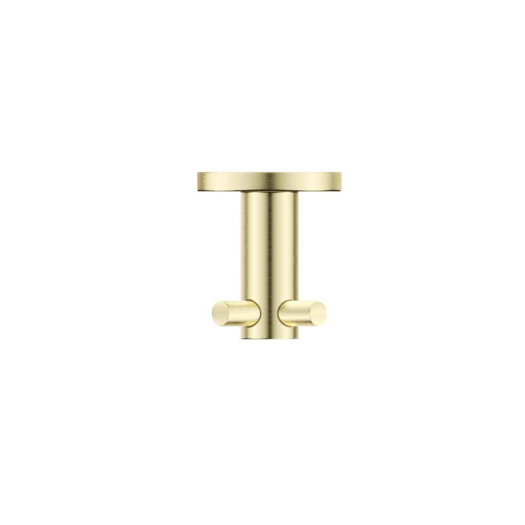 Mica Double Robe Hook – French Gold