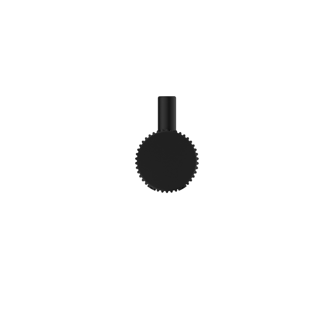 Mica Fluted Robe Hook – Black