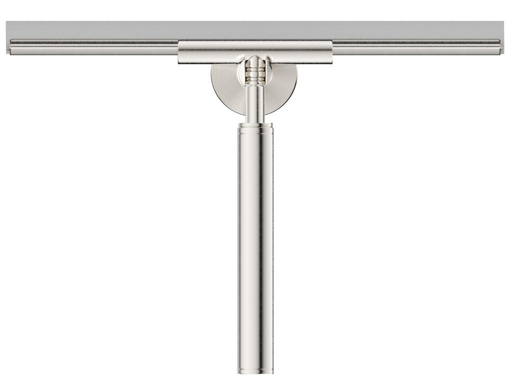 Mica Glass Squeegee – Brushed Nickel