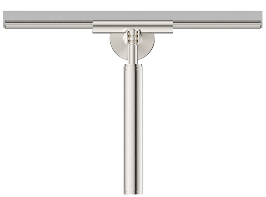 Mica Glass Squeegee – Brushed Nickel