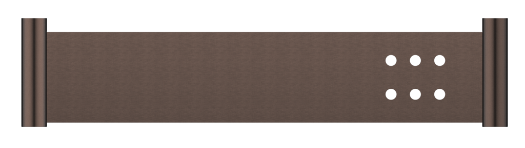 Mica Stainless Shelf - 400mm – Dusk Bronze