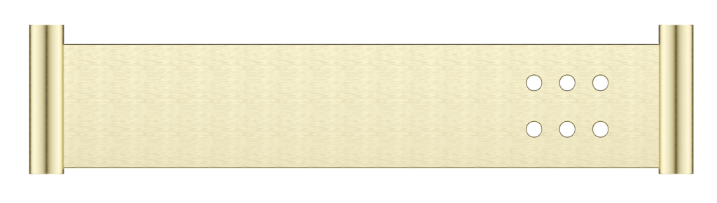 Mica Stainless Shelf - 400mm – French Gold