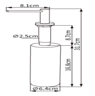 Mica Soap Dispenser – Dusk Bronze
