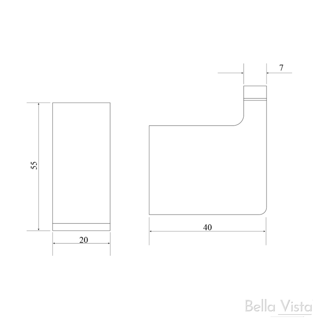 Milos Robe Hook – Brushed Nickel