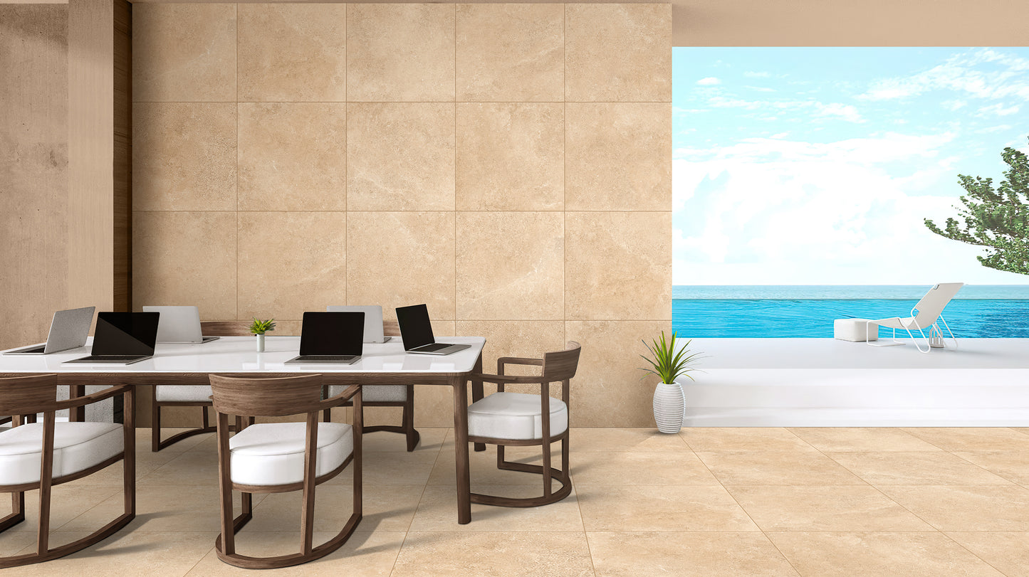 Oberon Beige Matt 60X60