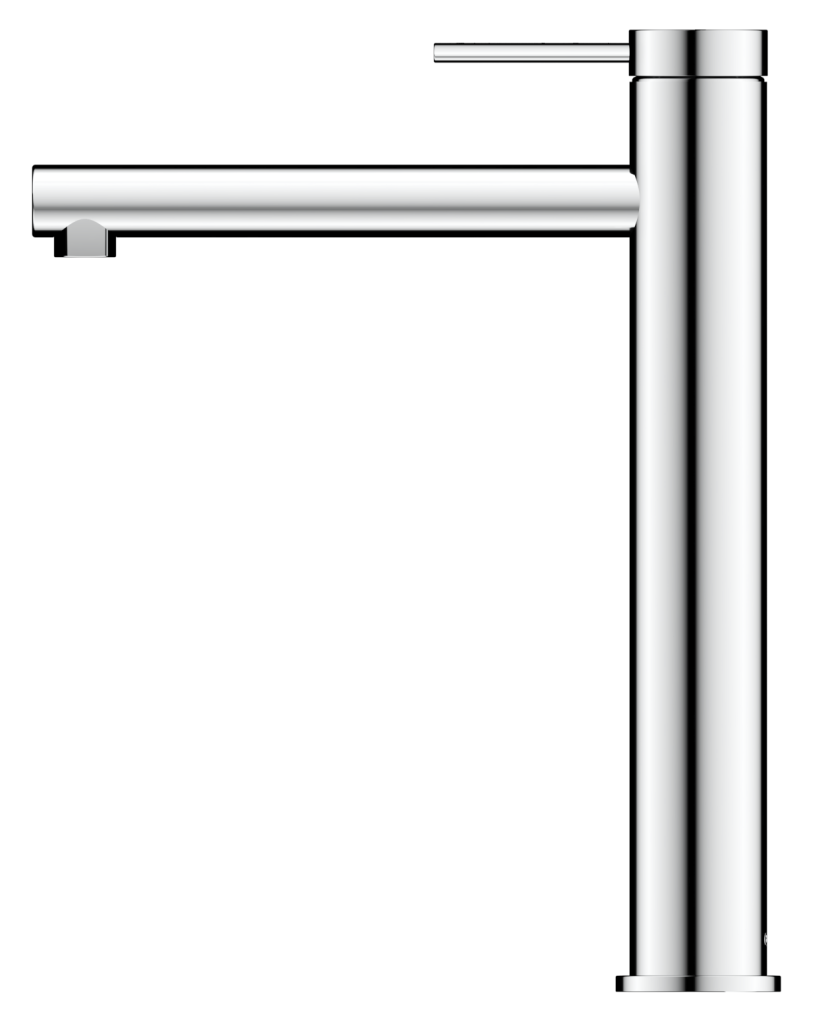 Mica Tall Basin Mixer Straight – Chrome
