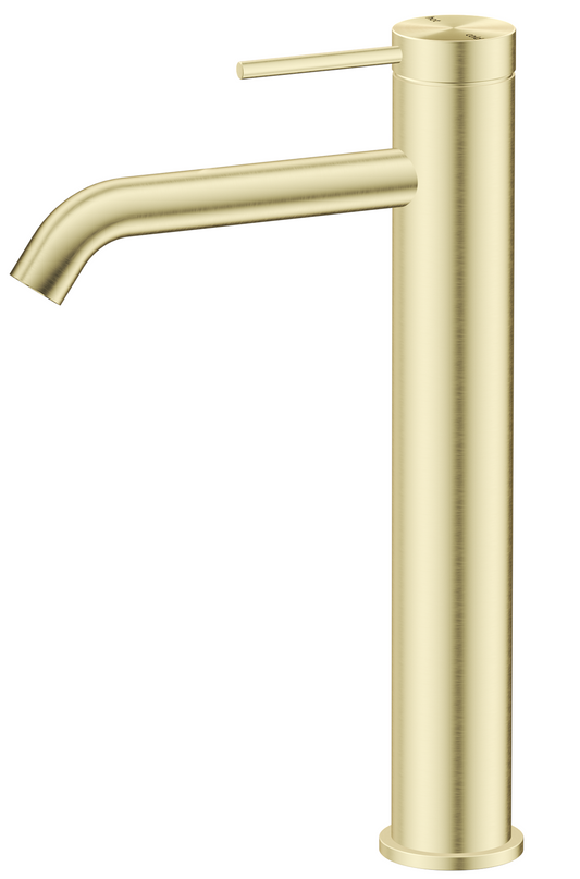 Mica Tall Basin Mixer – French Gold
