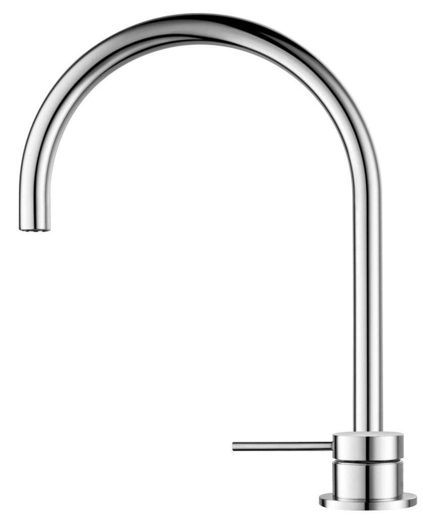 Mica Gooseneck Hob Sink/Basin Mixer Set – Chrome