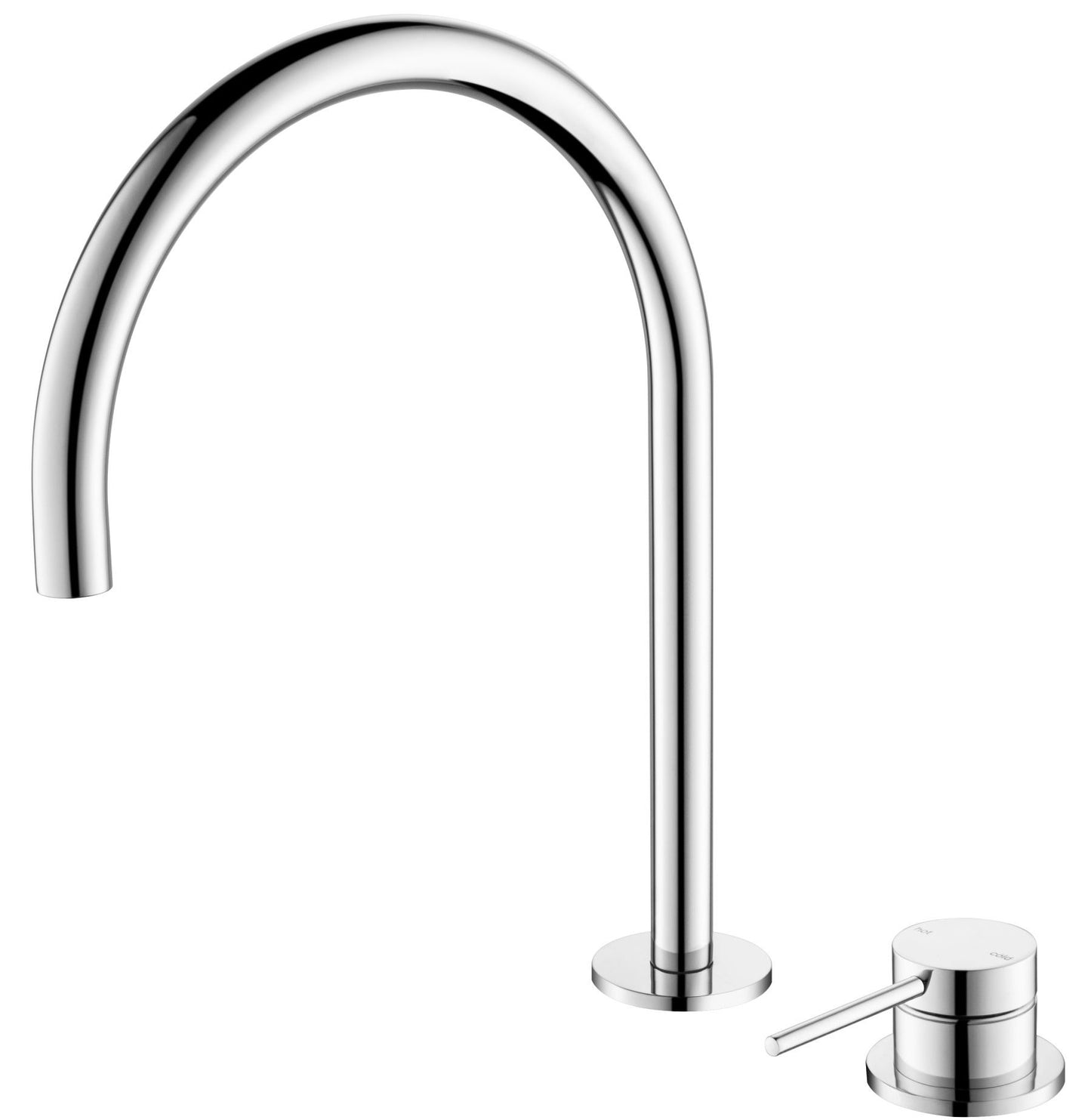 Mica Gooseneck Hob Sink/Basin Mixer Set – Chrome