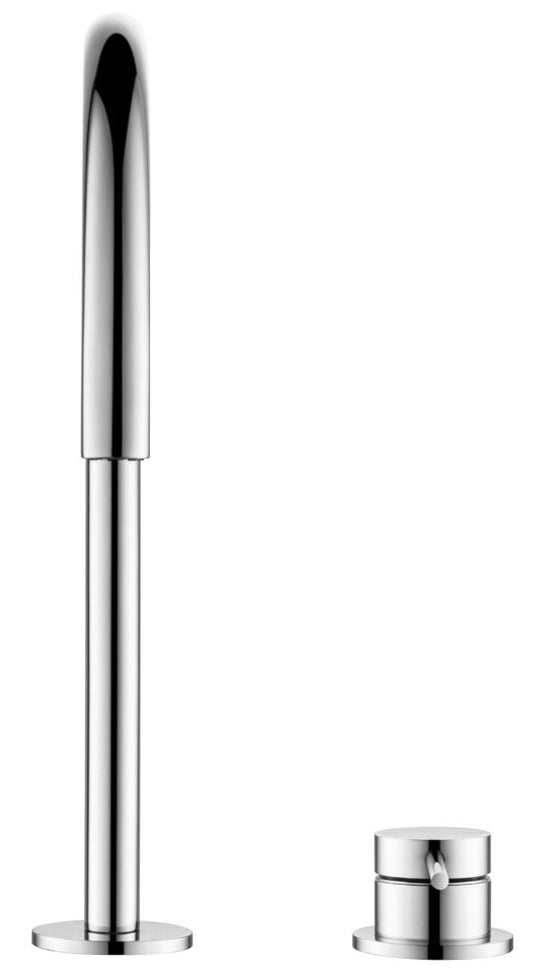 Mica Gooseneck Hob Sink/Basin Mixer Set – Chrome