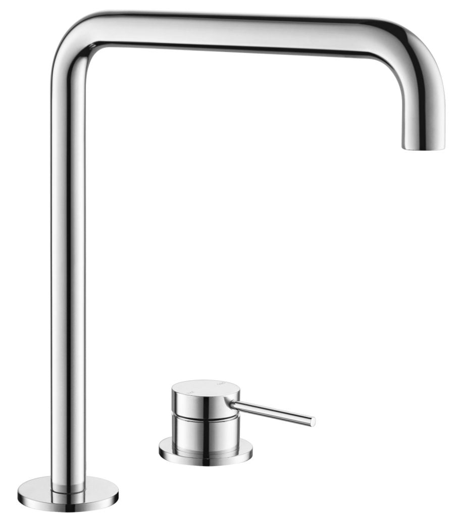 Mica Soft-Square Hob Sink/Basin Mixer Set – Chrome