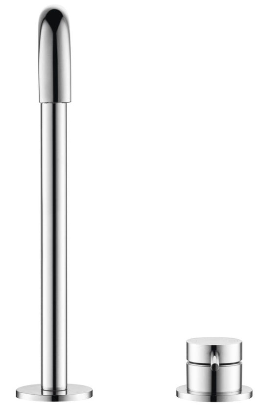 Mica Soft-Square Hob Sink/Basin Mixer Set – Chrome