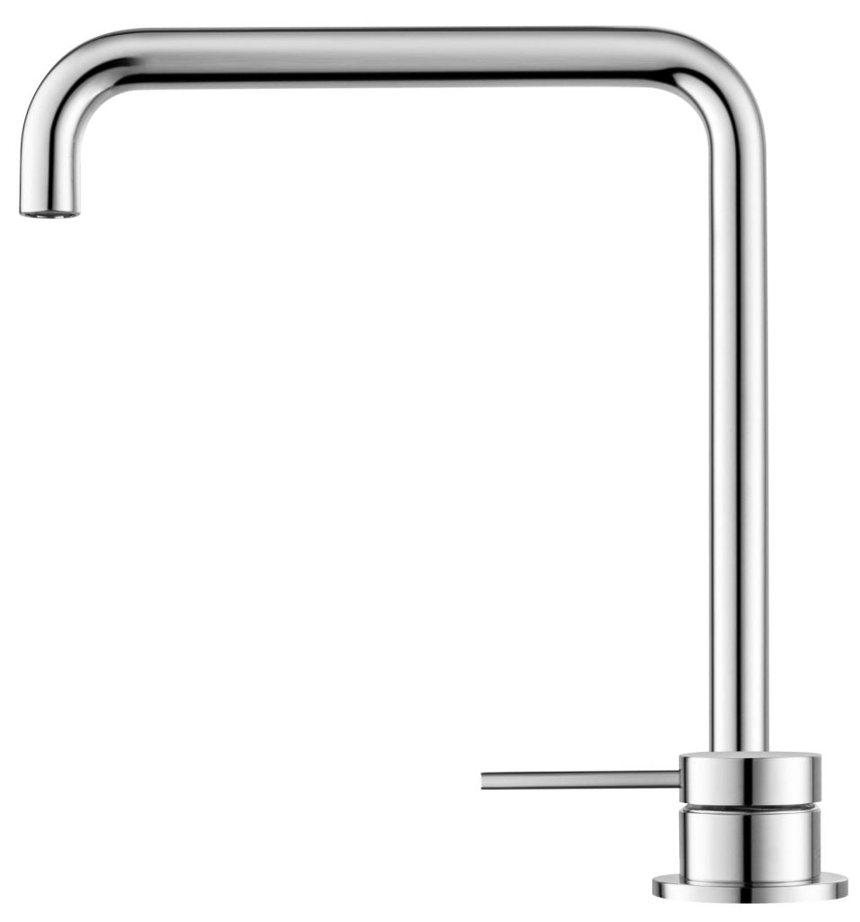 Mica Soft-Square Hob Sink/Basin Mixer Set – Chrome