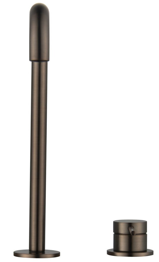 Mica Soft-Square Hob Sink/Basin Mixer Set – Dusk Bronze