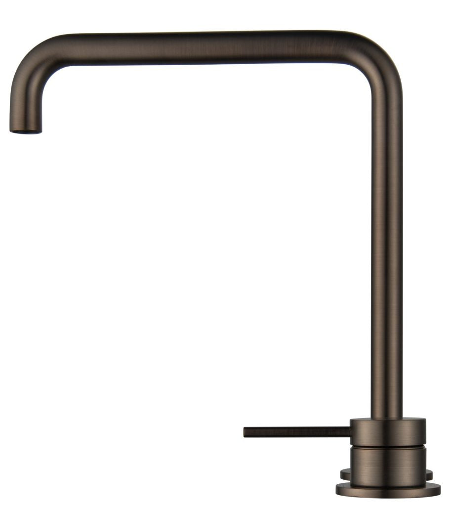 Mica Soft-Square Hob Sink/Basin Mixer Set – Dusk Bronze