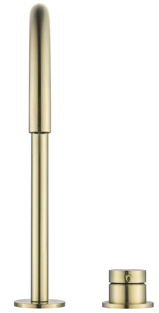 Mica Gooseneck Hob Sink/Basin Mixer Set – French Gold