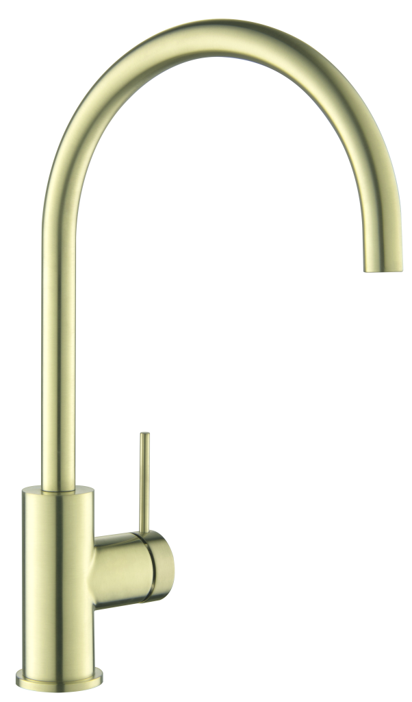 Mica Gooseneck Sink Mixer – French Gold