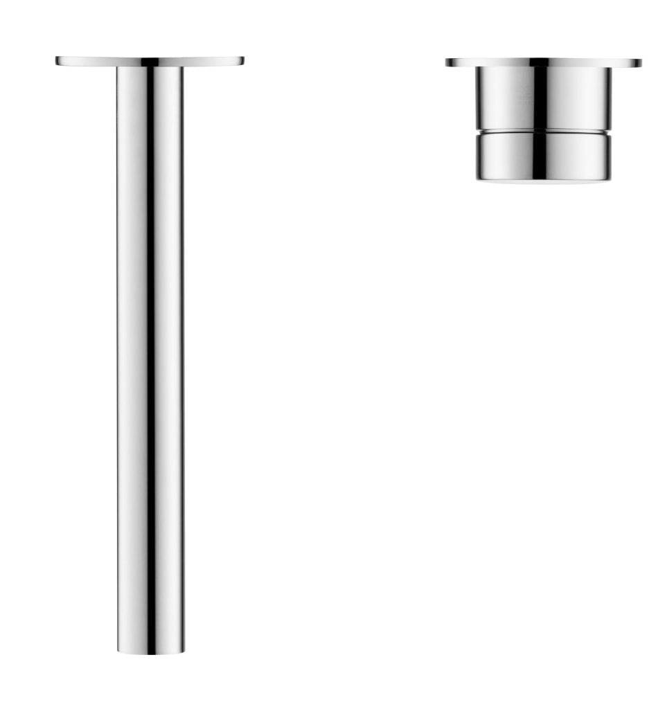 Mica Wall-Spout Combo - Straight Spout - 2P - TRIM KIT ONLY – Chrome