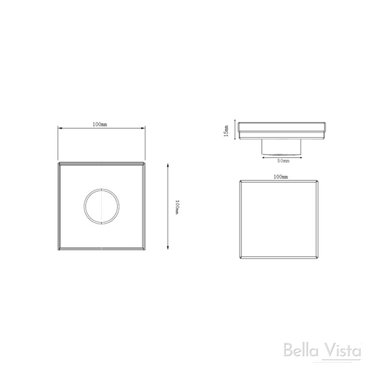 Builders Shower Grate - Mini - Multiple Colours – Stainless Steel
