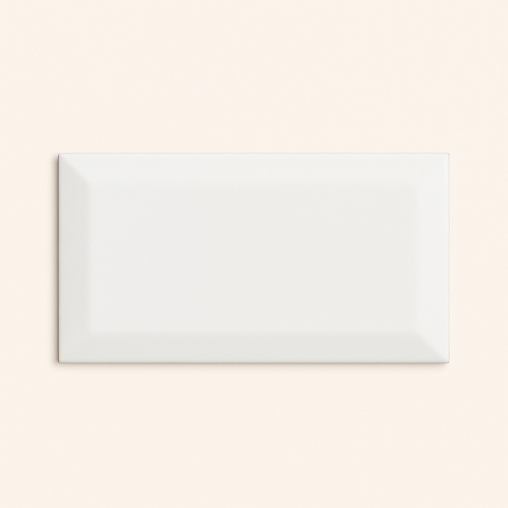 Cove Bevelled White Matt 7.5x15