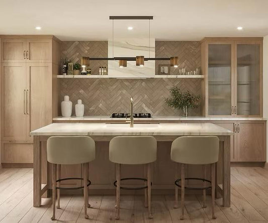 Lustro Beige Glossy 6x24