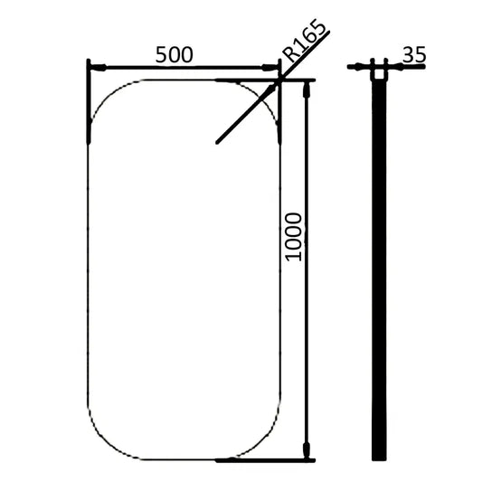 Bianca Oval Framed Mirror
