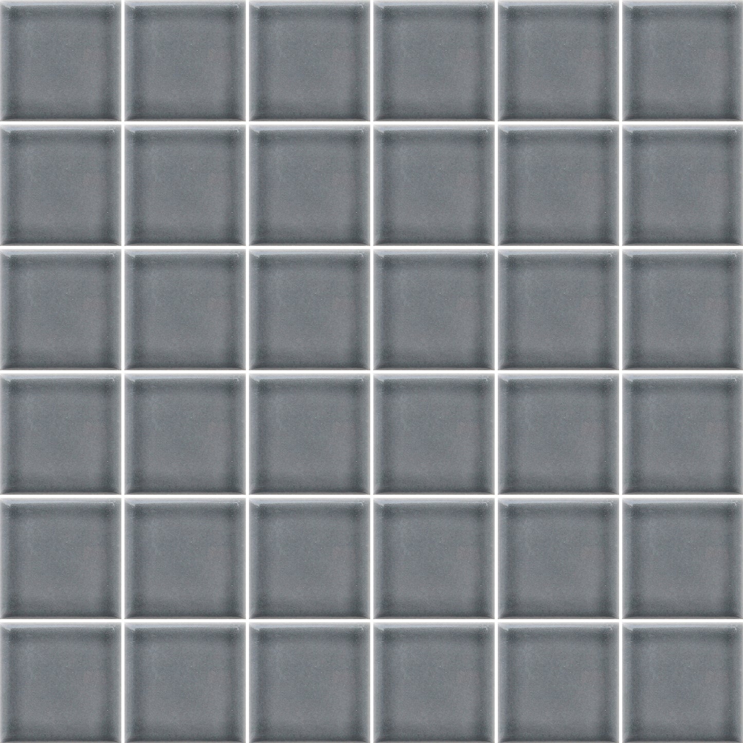 Cotto Pool Mosaics Grey Gloss 4.7X4.7