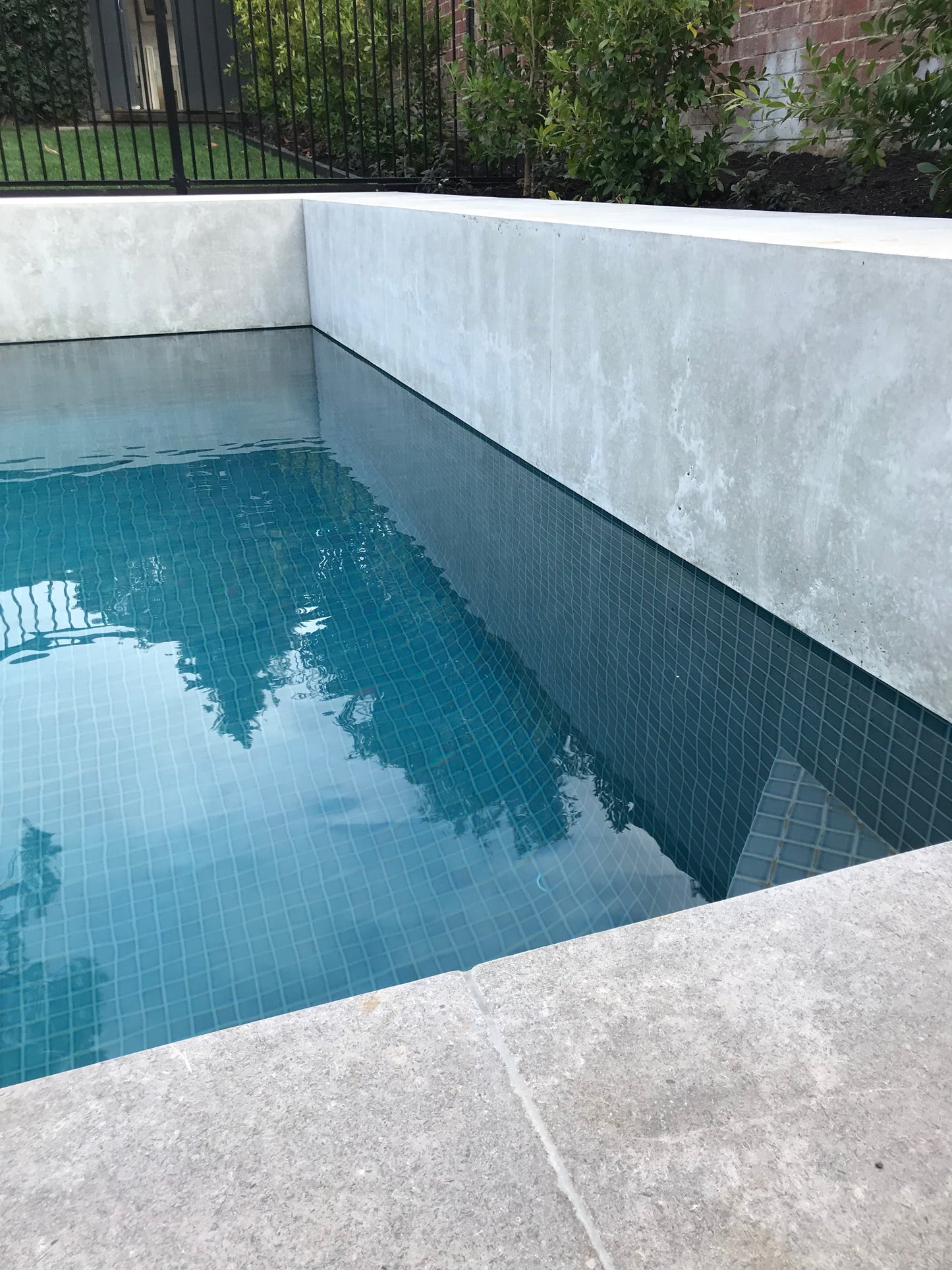 Cotto Pool Mosaics Grey Gloss 4.7X4.7