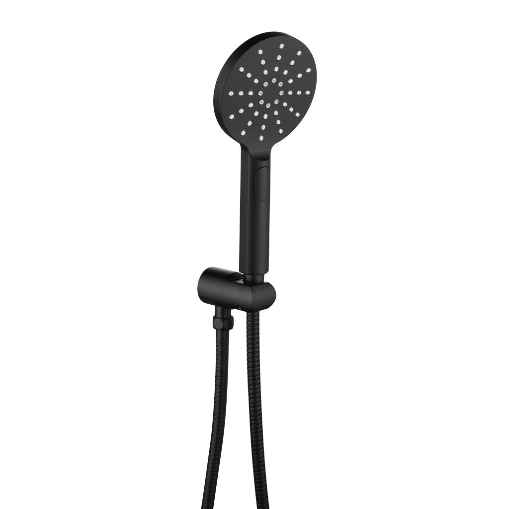 Mica Wide Hand Shower – Black