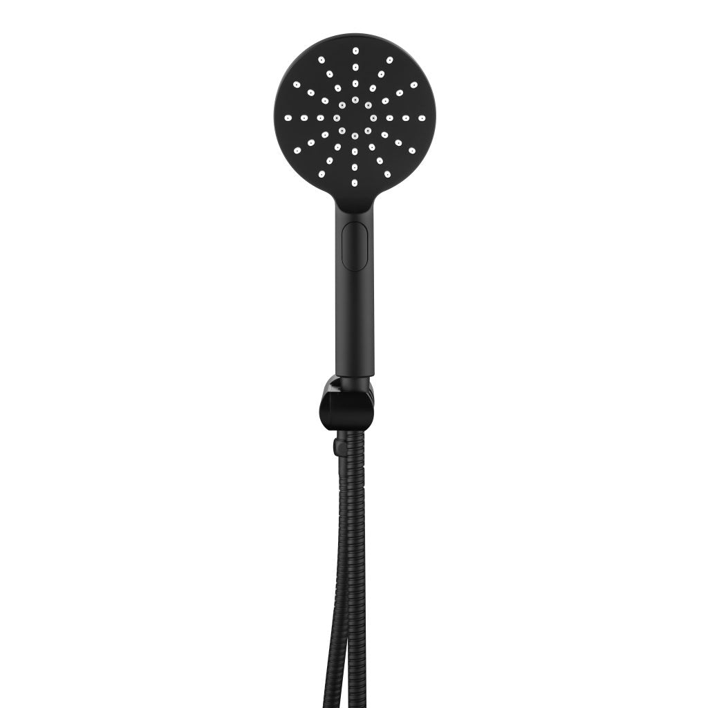 Mica Wide Hand Shower – Black