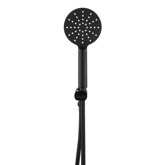 Mica Wide Hand Shower – Black