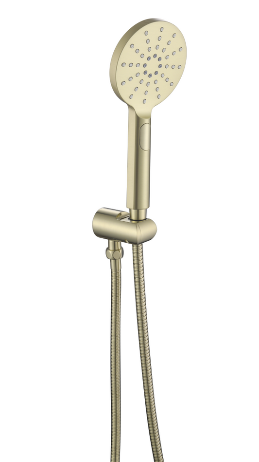 Mica Wide Hand Shower – French Gold