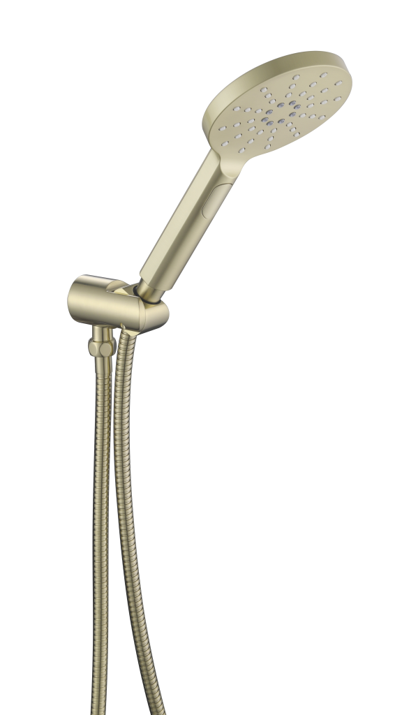 Mica Wide Hand Shower – French Gold