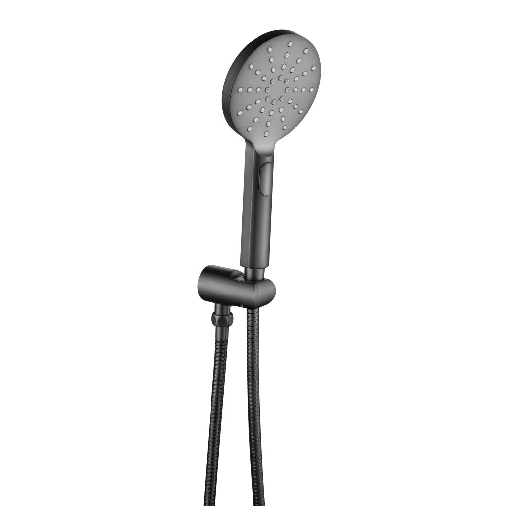 Mica Wide Hand Shower – Gunmetal
