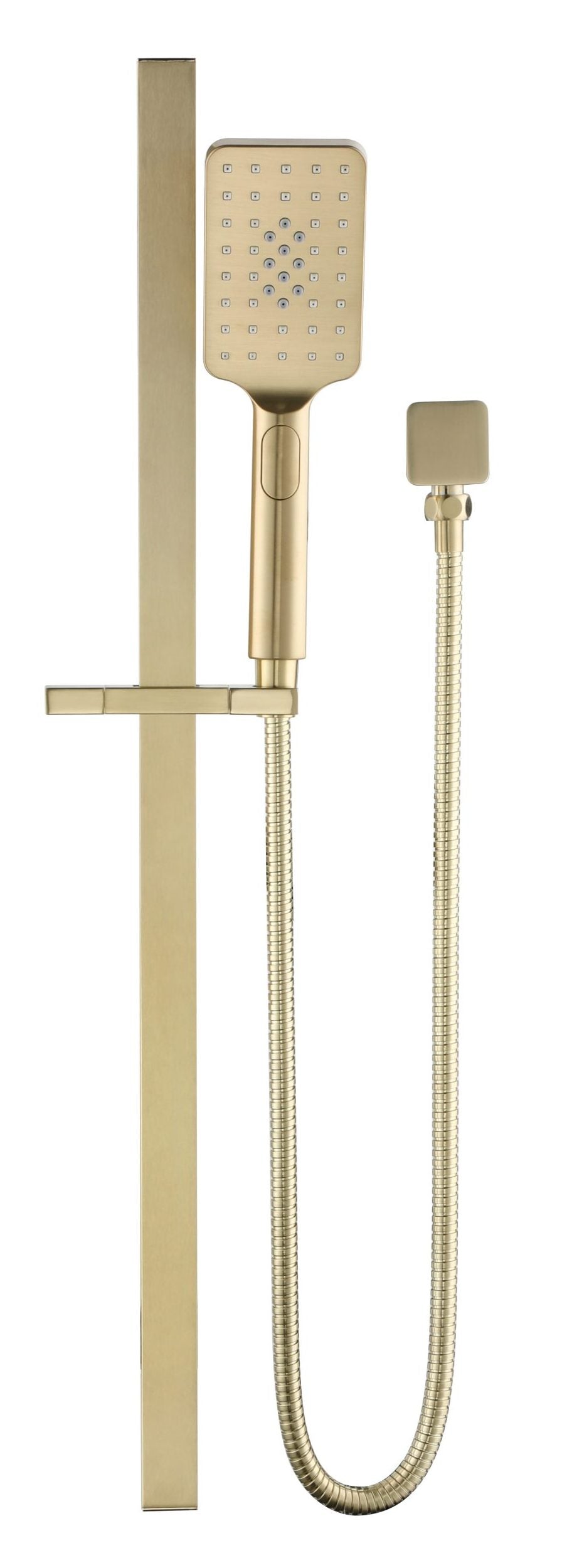Cresta Single Shower Rail – French Gold