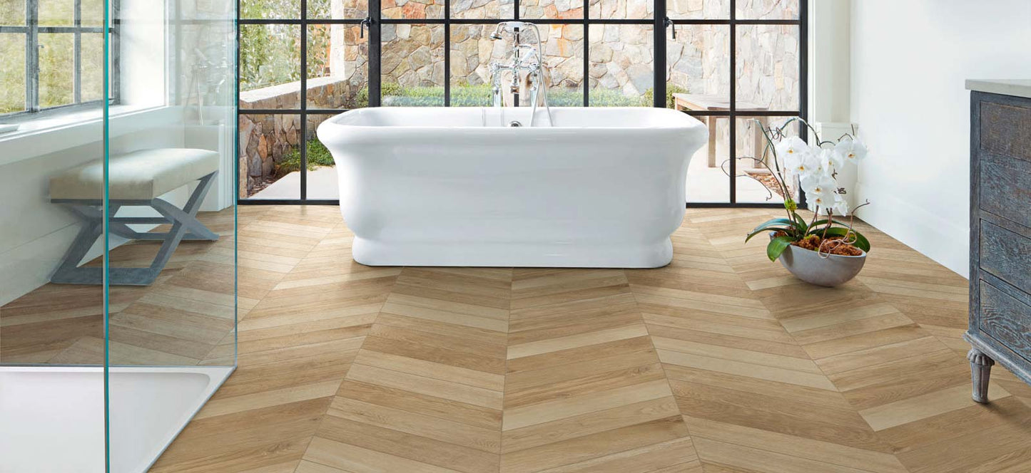 Timber Chevron Natural Matt 11x54