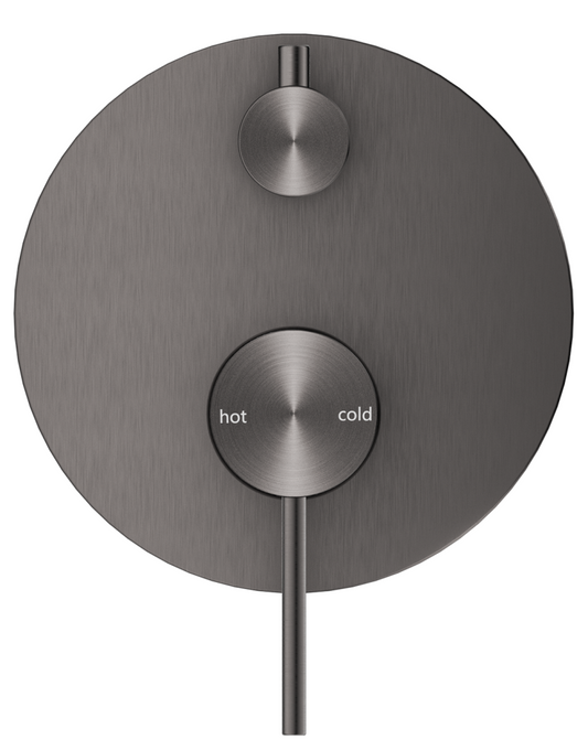 Mica Shower Mixer Diverter - 1P - TRIM KIT ONLY – Gunmetal