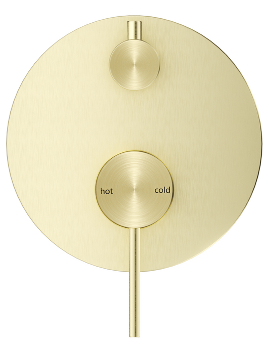 Mica Shower Mixer Diverter - 1P - TRIM KIT ONLY – French Gold