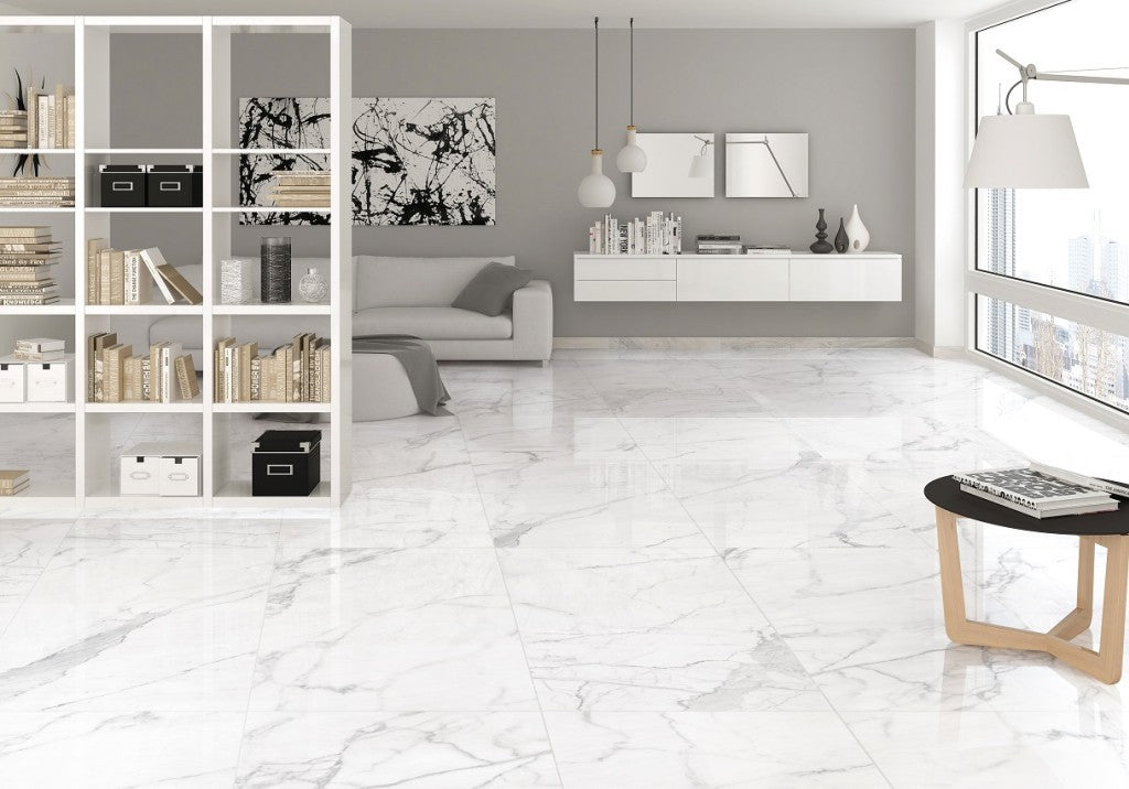Carrara White Polished 60x60