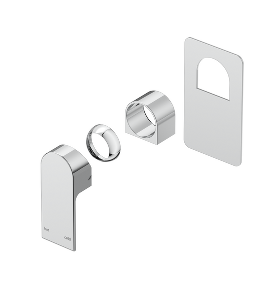 Beki Shower Mixer - Square Plate - TRIM KIT ONLY – Chrome