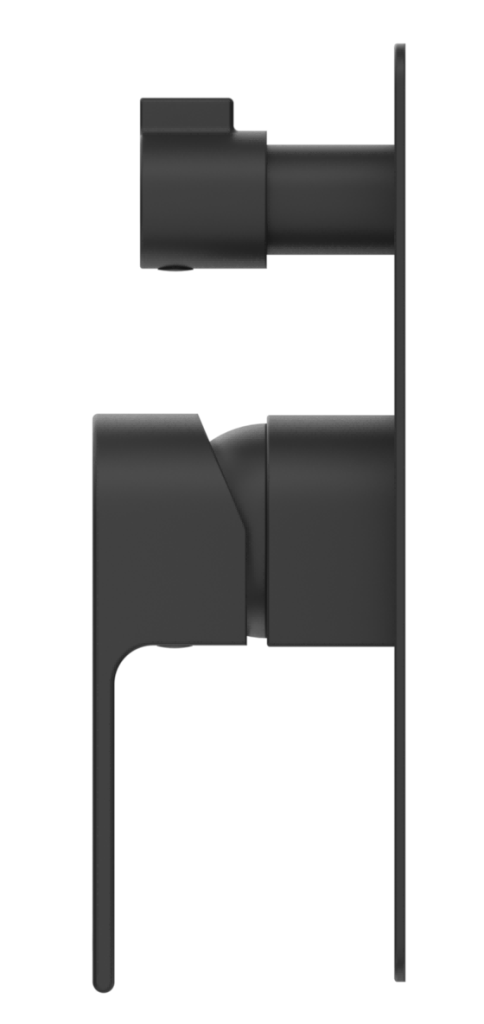 Beki Shower Mixer Diverter - 1P - TRIM KIT ONLY – Black